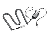HP Poly SHS 2005-05 - PTT (push-to-talk)-förstärkare för headset - dubbla kanaler, LEMO FGG.2B.310, 1,78 kOhm ADD - TAA-kompatibel 8K6W1AA