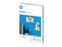 HP Everyday Photo Paper - Blank - 8 mil - 100 x 150 mm - 200 g/m² - 100 ark fotopapper - för Deskjet 2622, 36XX; ENVY 5010; OfficeJet 20X, 52XX, 80XX; Photosmart B110, Wireless B110 CR757A