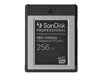 SanDisk - Flash-muistikortti - 256 Gt - CFexpress Type B - musta SDPCVN4-256G-GNANN