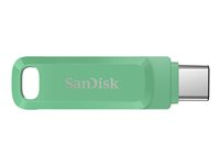 SanDisk Ultra Dual Drive Go - USB Flash-asema - 64 Gt - USB 3.2 Gen 1 / USB-C - absintinvihreä SDDDC3-064G-G46AG