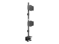 Multibrackets M - Monteringssats (spännbleck, ställ) - för 2 LCD-bildskärmar - aluminium, stål - svart - skärmstorlek: 24"-32" - disk-monteringsbar 7350105212727