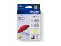 Brother LC225XLY - Gul - original - bläckpatron - för Brother DCP-J4120DW, MFC-J4420DW, MFC-J5320DW, MFC-J5625DW LC225XLY