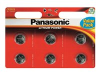 Panasonic Lithium Power - Value Pack - akku 6 x CR2025 - Li 2B370582
