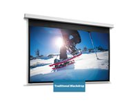 Da-Lite DescenderPro - Projektorduk - takmontering - motoriserad - 230 V - 112.99" (287 cm) - 16:9 - Matte White - RAL 9016 10146766