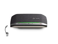 HP Poly Sync 20-M - Smart högtalartelefon - Bluetooth - kabelansluten, trådlös - USB-A, USB-C - svart - Certifierad för Microsoft-teams B95VMUT#AC3