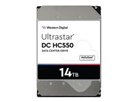 WD Ultrastar DC HC550 WUH721814AL5204 - Kiintolevyasema - 14 Tt - sisäinen - 3.5" - SAS 12Gb/s - 7200 kierrosta/min - puskuri: 512 Mt 0F38528