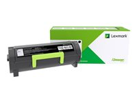 Lexmark 502UE - Erittäin tuottoisa - musta - alkuperäinen - väriainekasetti Lexmark Corporate malleihin Lexmark MS510dn, MS510dtn, MS610de, MS610dn, MS610dte, MS610dtn 50F2U0E