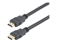 Startech 1,8 m Höghastighets-HDMI-kabel ? Ultra HD 4k x 2k HDMI-kabel ? HDMI till HDMI M/M - HDMI-kabel - HDMI hane till HDMI hane - 1.8 m - dubbelt skärmad - svart - för P/N: CDP2HDUACP2, DKT30CHSDPD, DKT30CHVSDPD, DKT30CMHSDPD, KITBXDOCKPEU, USB32HD4 HDMM6