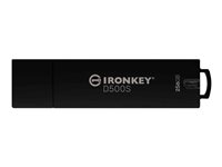 Kingston IronKey D500S - USB Flash-asema - salattu - 256 Gt - USB 3.2 Gen 1 - TAA-yhteensopiva IKD500S/256GB