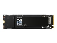 Samsung 990 EVO Plus MZ-V9S2T0 - SSD - krypterat - 4 TB - inbyggd - M.2 2280 - PCIe 5.0 x2 (NVMe) - 256 bitars AES - TCG Opal Encryption 2.0 MZ-V9S4T0BW