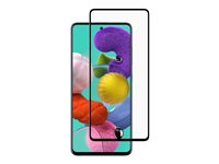 Screenor Premium - Näytön suojus tuotteelle matkapuhelin - täysi suojus - lasi - kehyksen väri musta malleihin OPPO A16, A16e, A16s 16552