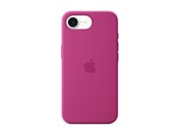 Apple - Skydd för mobiltelefon - silikon - Fuchsia - för iPhone 16e MD3W4ZM/A