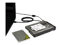 Startech SATA till USB-kabel - USB 3.1 (10 Gbit/s) - UASP - Kontrollerkort - 2.5", 3.5" - SATA 6Gb/s - USB 3.1 (Gen 2) - svart USB312SAT3