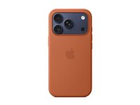 Apple - Skydd för mobiltelefon - MagSafe-kompatibilitet - silikon - terrakotta - för iPhone 17 Pro MGFJ4ZM/A