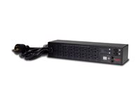 APC Switched Rack PDU AP7902B - Kraftdistributionsenhet (kan monteras i rack) - AC 100/120 V - 2880 VA - ingång: NEMA L5-30P - utgångskontakter: 16 (NEMA 5-20R) - 2U - 3 m sladd - svart - för P/N: AR4012A, AR4017A, AR4032A, AR4038LA, SRT5KRMXLT-A, SRT6KRMXLT-A, SRT8KRMXLT-A AP7902B