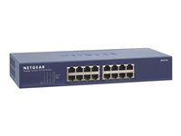NETGEAR JFS516v2 - Switch - ohanterad - 16 x 10/100 - skrivbordsmodell, rackmonterbar JFS516-200EUS