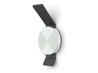 Multibrackets M - Monteringssats - för smart högtalare - laserskuret stål, aluminium - svart - väggmonterbar - för Sonos Move 7350105211744