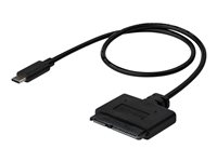 Startech USB 3.1 (10 Gbps) Adapterkabel för 2,5" SATA-enheter - med USB-C - Kontrollerkort - 2.5", 3.5" - SATA 6Gb/s - USB 3.1 (Gen 2) - svart USB31CSAT3CB