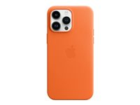 Apple - Skydd för mobiltelefon - med MagSafe - läder - orange - för iPhone 14 Pro Max MPPR3ZM/A