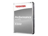 Toshiba X300 Performance - Kiintolevyasema - 4 Tt - sisäinen - 3.5" - SATA 6Gb/s - 7200 kierrosta/min - puskuri: 128 Mt HDWE140UZSVA