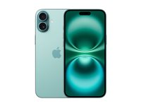 Apple iPhone 16 Plus - 5G smartphone - dual-SIM / Internminne 128 GB - OLED display - 6.7" - 2796 x 1290 pixels - 2 bakre kameror 48 MP, 12 MP - front camera 12 MP - blågrön MXVY3QN/A
