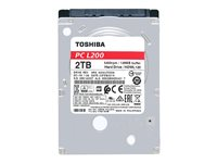 Toshiba L200 Laptop PC - Kiintolevyasema - 2 Tt - sisäinen - 2.5" - SATA 6Gb/s - 5400 kierrosta/min - puskuri: 128 Mt HDWL120UZSVA