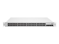 Cisco Meraki Cloud Managed MS210-48 - Kytkin - 48 x 1000Base-T + 4 x Gigabit SFP (uplink) MS210-48-HW