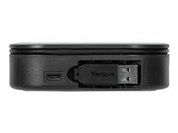 Targus USB-C Universal Dual HD Docking Station with 80W PD Pass-Thru - Telakointiasema - USB-C 3.2 Gen 2 - 2 x HDMI - 1GbE - TAA-yhteensopiva DOCK116GLZ