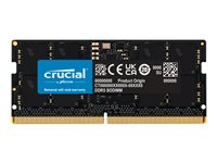 Crucial - DDR5 - moduuli - 16 Gt - 262-nastainen SO-DIMM - 5600 MHz / PC5-44800 - CL46 - 1.1 V - non-ECC CT16G56C46S5