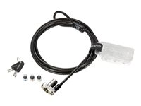 Kensington Universal 3-in-1 Combination Laptop Lock - 25 pack - Lås för säkerhetskabel - 1.8 m (paket om 25) K60615WW