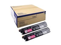 Brother TN329M - 2-pack - magenta - original - tonerkassett - för Brother DCP-L8450CDW TN329MTWIN
