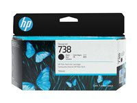 HP 738 - 130 ml - svart - original - DesignJet - bläckpatron - för DesignJet T950, XT950 498N4A