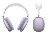 Apple AirPods Max - Hörlurar med mikrofon - fullstorlek - Bluetooth - trådlös - aktiv brusradering - lila MWW83DN/A
