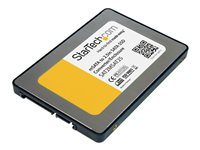 StarTech.com 2.5in SATA to Mini SATA SSD Adapter Enclosure - Mini PCIe ssd Adapter - SATA to mSATA - Mini PCIe SATA (SAT2MSAT25) - Förvaringslåda - 2.5" - 1 Kanal - SATA - silver - för P/N: BRACKET125PT, BRACKET125PTP, BRACKET425F, SATERASER4, SATSASDUPE11, SU2DUPERA11 SAT2MSAT25