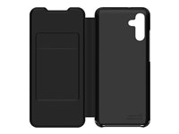 Anymode GP-FWA156AMA - Läppäkansi matkapuhelimelle - polykarbonaatti, polyuretaani - musta malleihin Galaxy A15, A15 5G GP-FWA156AMABW
