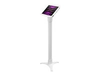 Compulocks iPad Pro 11" (1-4th Gen) Space Enclosure Portable Floor Stand - Ställ - för surfplatta - låsbar - höggradig aluminium - vit - golvstående - för Apple 11-inch iPad Pro (1:a generation, 2a generation, 3:e generationen, 4:e generation) 147W211SENW