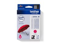 Brother LC225XLM - Magenta - original - bläckpatron - för Brother DCP-J4120DW, MFC-J4420DW, MFC-J5320DW, MFC-J5625DW LC225XLM