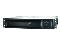 Dell Smart-UPS 1500VA LCD RM - UPS (telineasennettava) - Vaihtovirta 220/230/240 V - 1000 watti(a) - 1500 VA - RS-232, USB, Ethernet 10/100 - lähtöliittimet: 4 - 2U - musta - sekä APC SmartConnect DLT1500RMI2UC