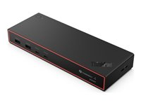 Lenovo ThinkPad Smart Dock 7500 Gen 2 - Dockningsstation - Thunderbolt 4 - HDMI, DP, Thunderbolt 4 - 2.5GbE - 135 Watt - Danmark - för Slim 5 14AGP11; 5 14AHP11; 5 14IPH11; 5 16AGP11; 5 16IPH11; ThinkPad X1 2-in-1 Gen 11 40BE0135DK