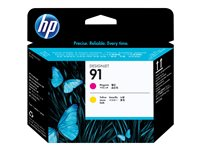 HP 91 - Keltainen, magenta - tulostinpää malleihin DesignJet Z6100, Z6100ps C9461A