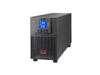 APC Easy UPS On-Line - UPS - torn - AC 220/230/240 V - 1800 Watt - 2000 VA - 1-fas - Bly-syra - USB, serial - utgångskontakter: 4 - PFC - Europa - svart, RAL 7010 SRV2KI-E