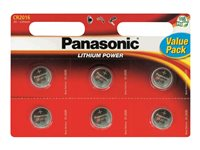 Panasonic Lithium Power - Value Pack - akku 6 x CR2016 - Li 2B360582