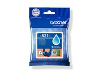 Brother LC521C - Cyan - original - kuddepack - bläckpatron - för Brother DCP-J1260W, DCP-J1310DW, DCP-J1313DW, DCP-J1460DW LC521C