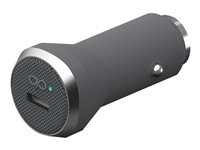 BIGBEN Connected Force Power - Adaptateur d'alimentation pour voiture - 27 Watt - Fast Charge, PD (24 pin USB-C) - gris FPCAC27W1USBCG