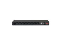 APC Metered Rack PDU AP7820B - Virranjakeluyksikkö (telineasennettava) - Vaihtovirta 200/208/230 V - 2300 VA - Ethernet 10/100 - tulo: IEC 60320 C14 - lähtöliittimet: 8 (power IEC 60320 C13) - 1U - 1.98 m johto malleihin P/N: SMTL1000RMI2UC, SMX1000C, SMX1500RM2UC, SMX1500RM2UCNC, SMX750C, SMX750CNC AP7820B