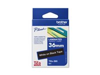 Brother TZe-365 - Vitt på svart - Rulle 3,6 cm x 8 m) 1 kassett(er) bandlaminat - för P-Touch PT-3600, PT-530, PT-9200, PT-9400, PT-9500, PT-9600, PT-9800; P-Touch R RL-700 TZE365