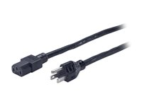 APC - Strömkabel - NEMA 5-15 (hane) till power IEC 60320 C13 - AC 120 V - 2.44 m - svart - för P/N: SCL500RM1U, SMT1500X93, SMT750RM2UCNC, SMT750X93, SMX2KR2UX145, SMX3KR2UNCX145 AP9893