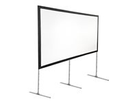 Multibrackets M Fast-fold - Projektorduk - 200" (508 cm) - 16:9 - Matte White - svart 7350073731947