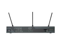 Cisco 891W - Trådlös router 8-ports-switch WAN-portar: 3 2,4 GHz - rekonditionerad CISCO891WAGNAK9-RF