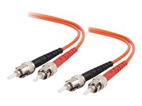 C2G - Patch-kabel - ST-läge (multi-mode) (hane) till ST-läge (multi-mode) (hane) - 20 m - fiberoptisk - 62,5/125 mikron 85007